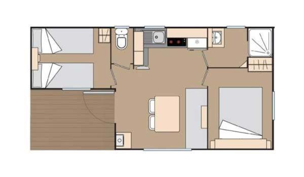 Camping Fontaine Du Roc Pensionat Devillac Værelse billede